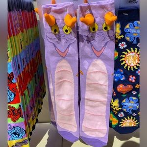 Disney Parks Figment Socks Unisex Mens Large New Purple BNWT